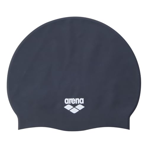 【WA承認】arena(アリーナ) スイミングキャップ 競泳用 ユニセックス シリコーンキャップ フリーサイズ 公式大会可 伸縮性 無地 定番品 練習向け AS5SSC10U